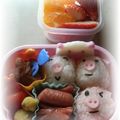 hirousao's cooksnap of when they made 三匹のこぶた弁当.