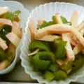 こまつさん。's cooksnap of when they made お弁当の冷凍副菜 ピーマンとかまぼこの.