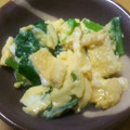 しーころりん☆'s cooksnap of when they made 油揚げと小松菜・えのきの白だし卵とじ.