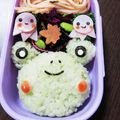 ♡ちぃﾀﾝまま♡'s cooksnap of when they made 簡単キャラ弁☆カエルくんおにぎり♪.