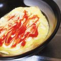 EnaYae★mam's cooksnap of when they made レンジで簡単！チーズ入りオムライス.