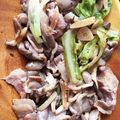 airflip_6's cooksnap of when they made 霜降りひらたけと豚肉のスタミナ炒め♪.