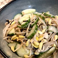 saki1010's cooksnap of when they made レンジ４分！もやしの塩昆布マヨネーズ和え.