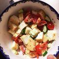 リコピん's cooksnap of when they made 5分で♪厚揚げとトマトの粒マスサラダ.