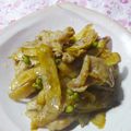 yasutonton's cooksnap of when they made 新ごぼうと豚肉の山椒風味炒め.