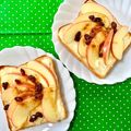 ふたごゆき's cooksnap of when they made りんごトースト.