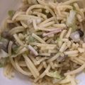 りそなまま's cooksnap of when they made しめじとキャベツの和風パスタ 離乳食後期.
