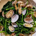 みなこん9's cooksnap of when they made 【副菜】あさりとほうれん草のガーリック炒.