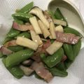 elpooh's cooksnap of when they made エリンギとスナップエンドウのバター炒め.