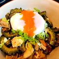 わにまみ's cooksnap of when they made ゴーヤ豚丼☆.