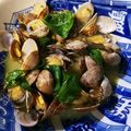 りくりくにゃんこ's cooksnap of when they made アサリの酒蒸し　バジルバター風味.