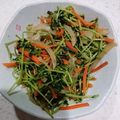KENERISA's cooksnap of when they made サッともう一品☆ニンニク香る豆苗炒め♪.