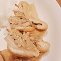 みきんこ✿'s cooksnap of when they made 簡単☆もやしと豚肉で☆油揚げの巾着煮.