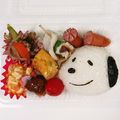 めいめい☆☆☆'s cooksnap of when they made 簡単キャラ弁☆チャーリー&スヌーピー.