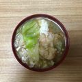 かおり♡♡♡'s cooksnap of when they made 炒めて美味しいキャベツと卵の味噌汁.