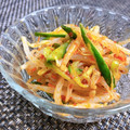 noriko912's cooksnap of when they made もやしときゅうりの食べるラー油和え.