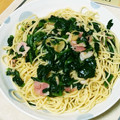 shushu0909's cooksnap of when they made お吸い物の素で✤簡単きのこの和風パスタ.