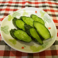 龍青空ママ's cooksnap of when they made 夏の定番　きゅうりのわさび漬け.