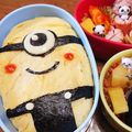 めあめいママ♪'s cooksnap of when they made ミニオン オムライス キャラ弁☆.