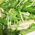 倭椛＿YM's cooksnap of when they made もう一品★水菜のツナ和え.