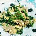 まぶたん's cooksnap of when they made ★簡単チャイナ★豚とほうれん草の卵炒め.