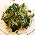 ♡kumako2♡'s cooksnap of when they made 水菜とわかめのおかかナムル【作り置き】.