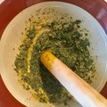 ＠ERiNA's cooksnap of when they made 大量消費！大葉で和風ジェノベーゼパスタ.