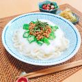 Mei＊☆'s cooksnap of when they made ねばり三兄弟のコロうどん.