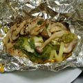 のんたんΣ's cooksnap of when they made 鶏肉のゆず風味♪簡単！酒蒸し風ホイル焼き.