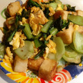 かおぽんぽこりん's cooksnap of when they made 厚揚げとチンゲンサイと玉子の中華炒め風.