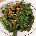 huu_ka's cooksnap of when they made 旬★簡単★５分★【ささげの胡麻和え】.