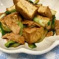 ☆さぶ☆☆'s cooksnap of when they made 厚揚げチンゲン菜ハムのオイバタ炒め.