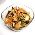 まゆげ101番's cooksnap of when they made お箸よ止まれ！きゅうりとなすの中華風漬物.