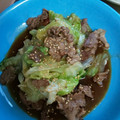 ぴあののりこ's cooksnap of when they made 牛肉とレタスのオイスターソース炒め。.