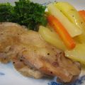 おかあちゃん。's cooksnap of when they made ✿　鶏肉のワイン蒸し焼き　✿.