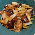 あんじゅ夢姫。's cooksnap of when they made 白ねぎと椎茸のバターじょうゆ炒め.