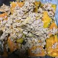 食べまくり's cooksnap of when they made かぼちゃとひき肉のコンソメ煮.