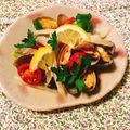 yesmama's cooksnap of when they made あさりとセロリのイタリアントマトソテー♬.