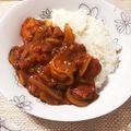 料理修行中♡'s cooksnap of when they made ズッキーニと海老のトマトカレー.
