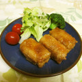 龍青空ママ's cooksnap of when they made ☆厚揚げの豚肉巻き☆.