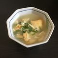 ☆こまっと☆'s cooksnap of when they made お豆腐と玉子とおネギのお味噌スープ.