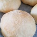 yowie's cooksnap of when they made *薄力粉de簡単ﾌﾜﾌﾜ即席パン*.