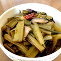 Merry72525's cooksnap of when they made 蕗の保存、作り置きにピリ辛のきゃらぶき.
