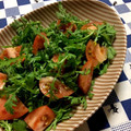 田舎のしずちゃん。's cooksnap of when they made 春菊とトマトの塩昆布和え.