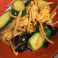まっしろ白's cooksnap of when they made ☆箸がすすむ玉子とキュウリのオイ炒め～☆.