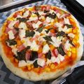 さなさきか's cooksnap of when they made 簡単★お手軽★子供喜ぶ！【いも餅ピザ】.