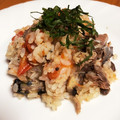 クックXZAA3O☆'s cooksnap of when they made サバ缶とトマトの炊飯ピラフ.
