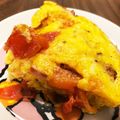 U5ban's cooksnap of when they made スキレットdeベーコンとトマトのオムレツ.