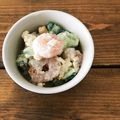やおよろず◎'s cooksnap of when they made ぷりっぷりエビとキュウリの卵ポテサラ★.
