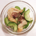 caruga's cooksnap of when they made 白瓜と車麩の酢の物.